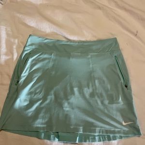 Teal Nike golf skirt